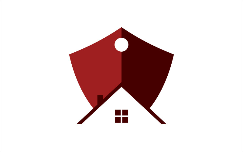 Logo-Vorlage für Sicherheitsgebäude