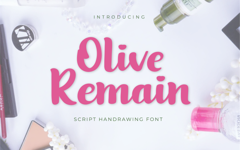 Olive Remain Lettertype
