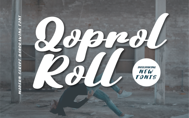 Qoprol Roll-Schriftart