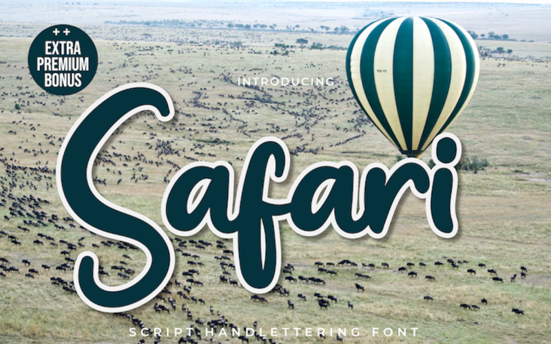 Safari-lettertype