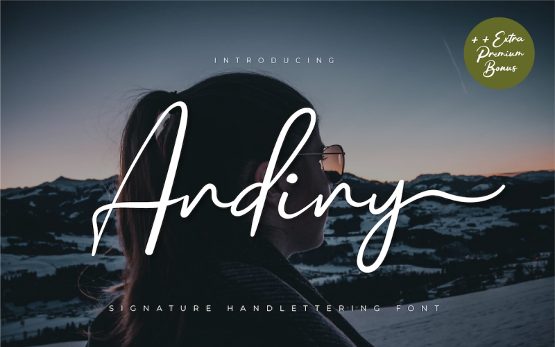 Шрифт Andiny