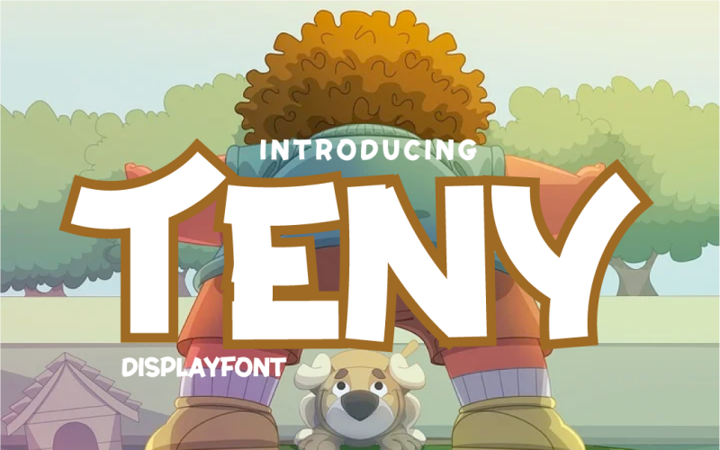 Шрифт Teny