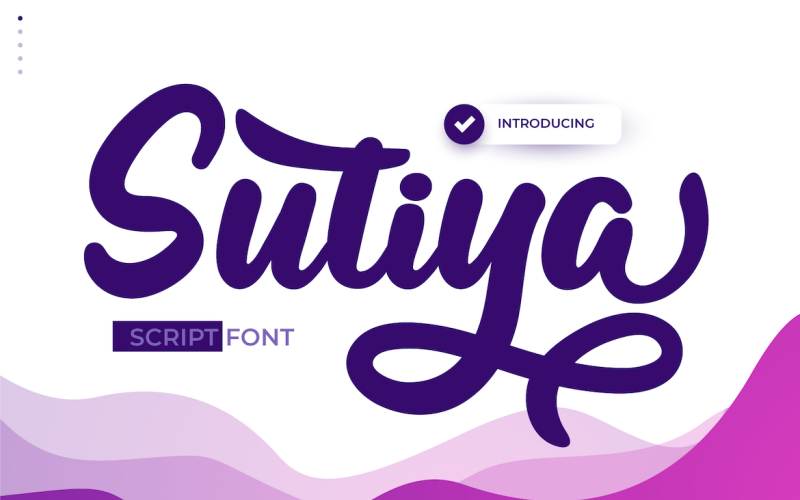 Sutiya typsnitt