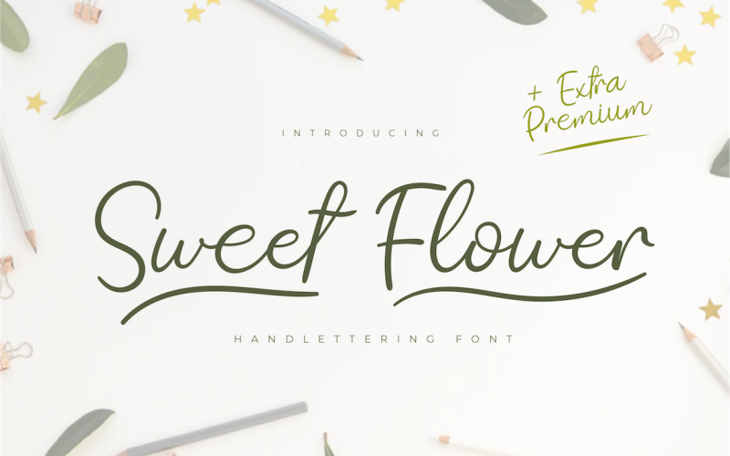 Sweet Flower lettertype