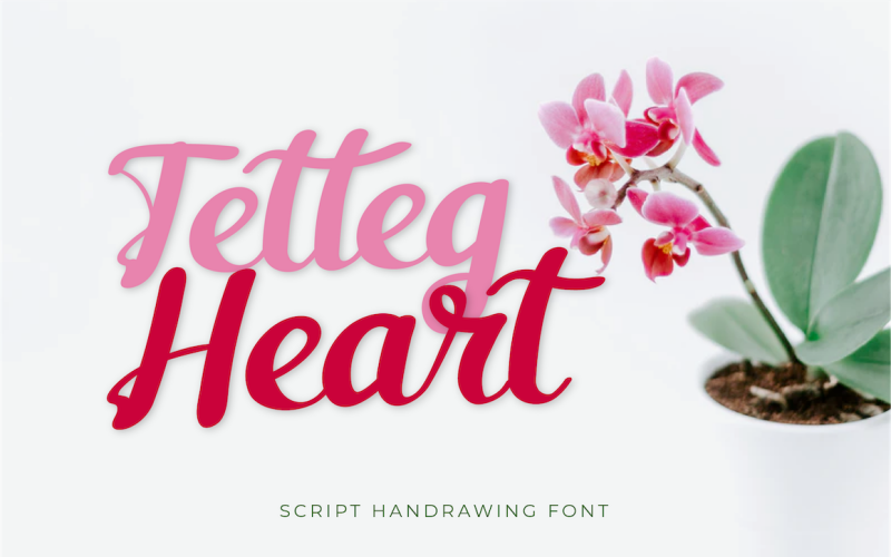 Tetteg Heart Lettertype