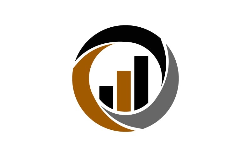 Obchodní řešení Logo šablona
