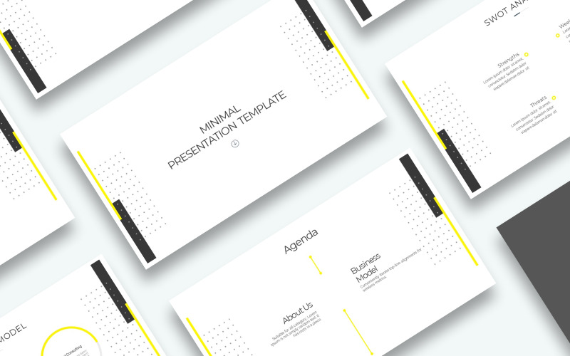 Apresentação mínima gratuita do Google Slides