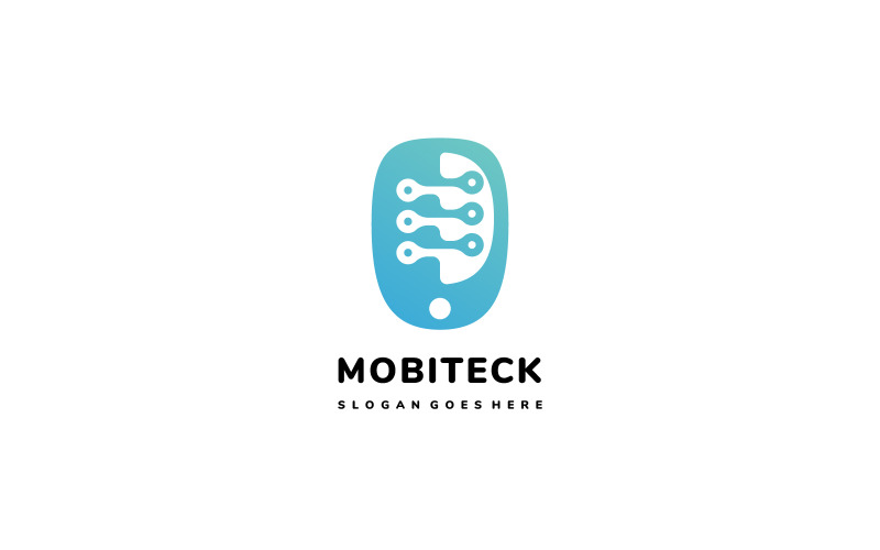 Logo-Vorlage für mobile Technologie