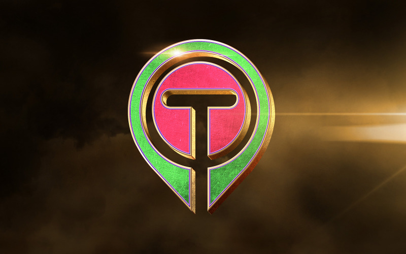 Modèle de logo d'étiquette d'équipe
