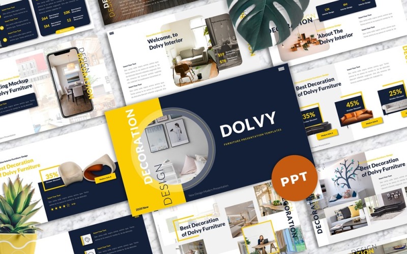 Dolvy - Möbler Powerpoint