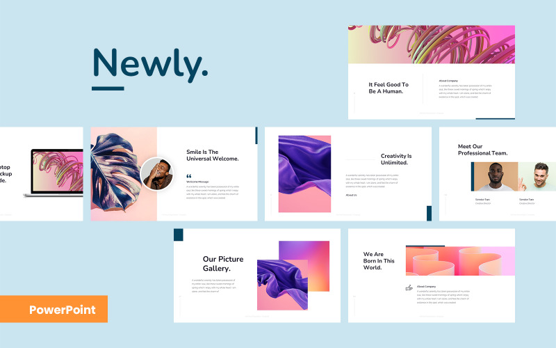 Neu minimales PowerPoint