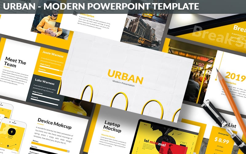 Urbain - Powerpoint moderne