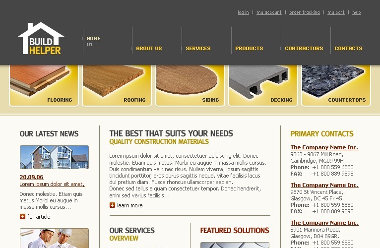 Maintenance Services SWiSH Template 16825 TemplateMonster