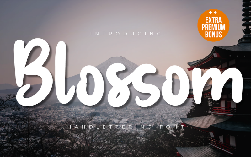 Blossom lettertype