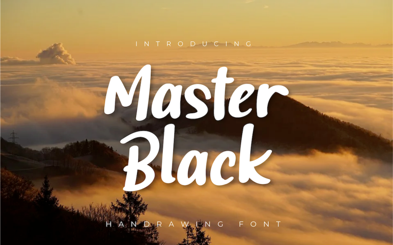 Master Black betűtípus