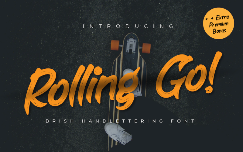 Písmo Rolling Go