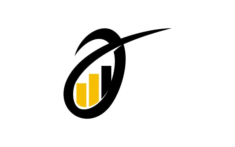 Projekt szablonu logo rozwiązania biznesowego