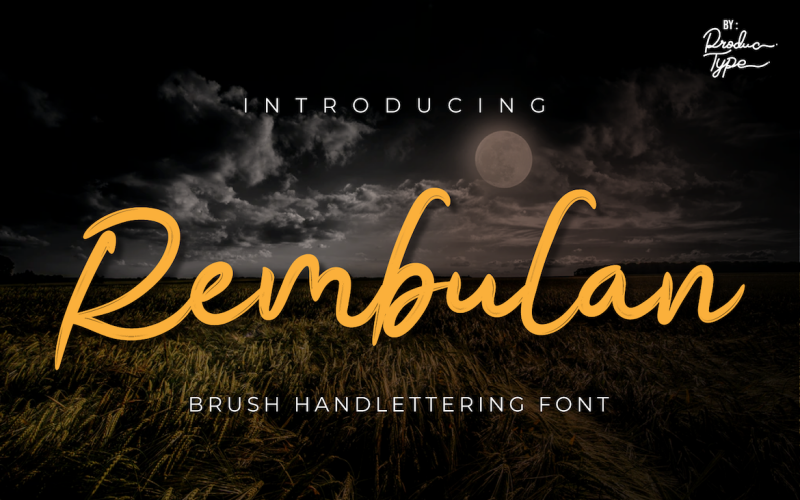 Rembulan字体