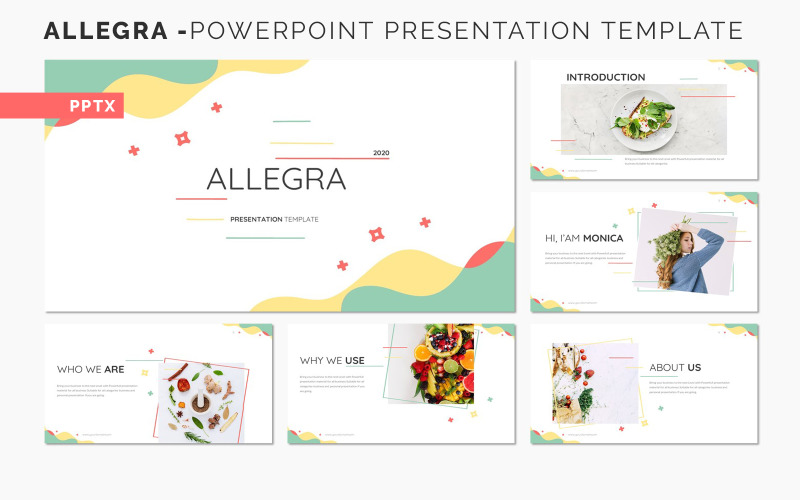 ALLEGRA - modelo de apresentação em PowerPoint