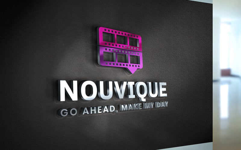 Nouvique Logo šablona