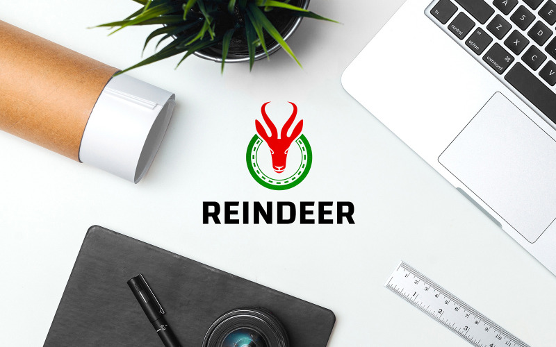 Rendieren Logo sjabloon