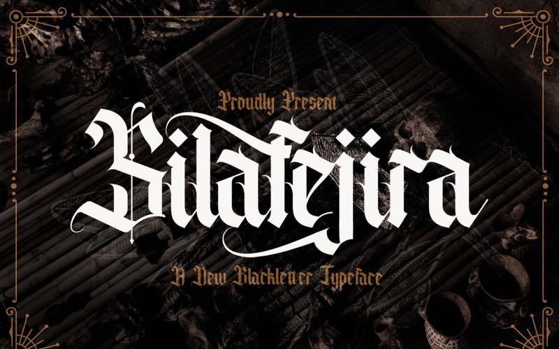 Silafejira - Blackletter Schriftart