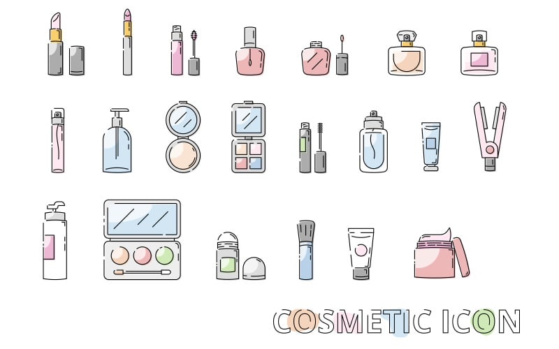 Cosmetic Line - Vector Images