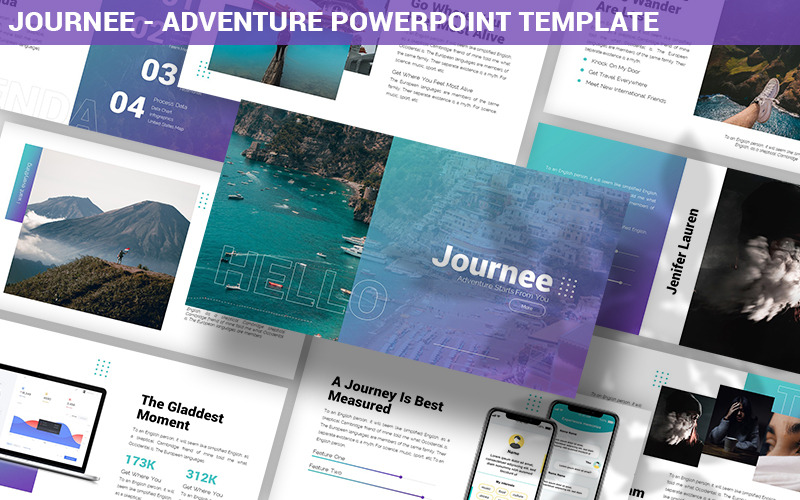 Journee-冒险PowerPoint模板
