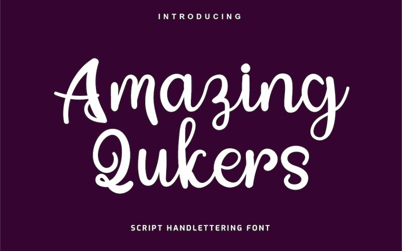 Amazing Qukers Font