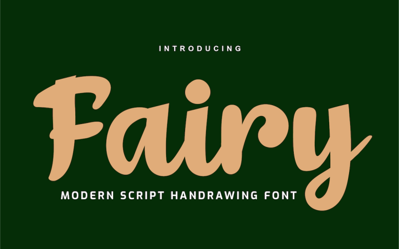 Fairy lettertype