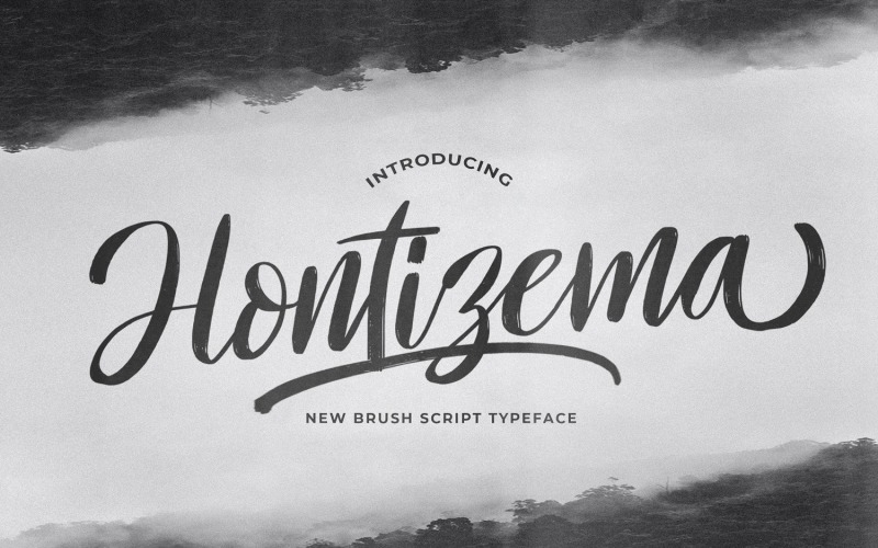 Hontizema - рукописний шрифт