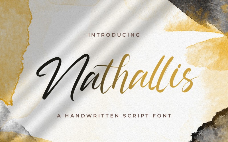 Nathallis-手写字体