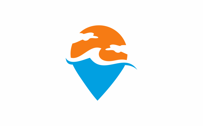 Szablon logo punktu morskiego