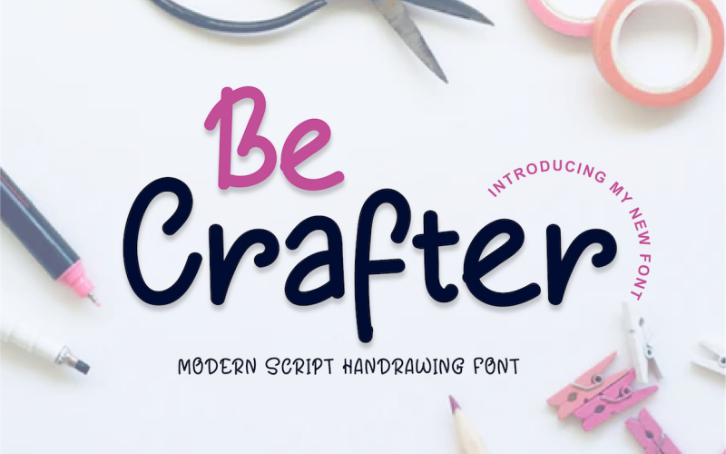 Wees Crafter-lettertype