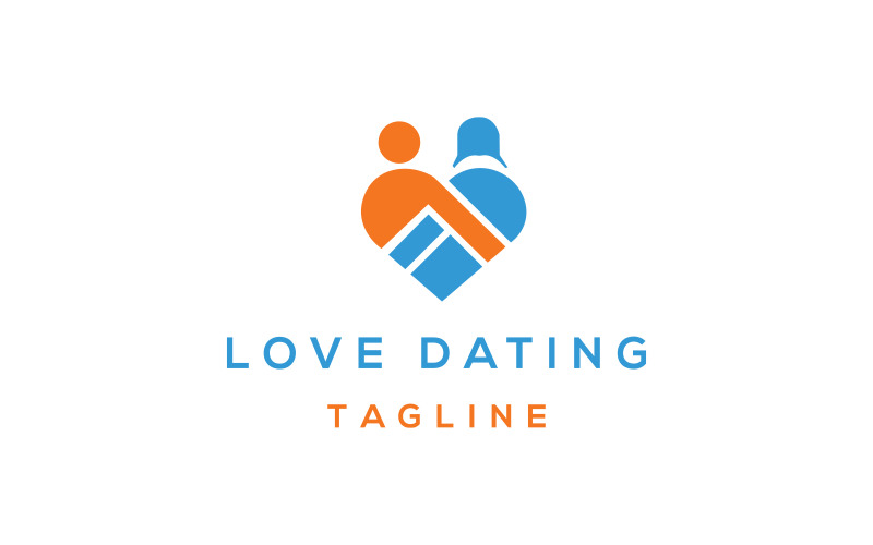 Love Dating Logo Design - Ismerkedés Logo Design.
