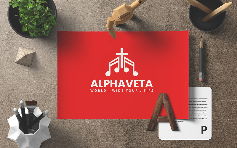 Дизайн логотипа Alphaveta