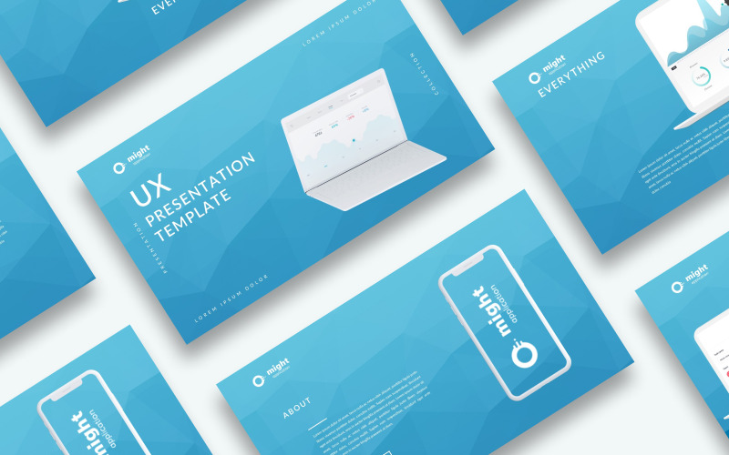 Modello PowerPoint di presentazione UX gratuito
