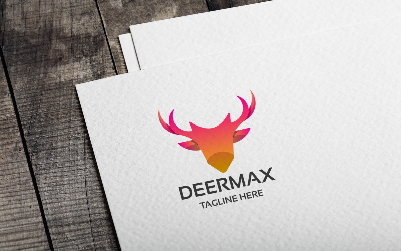 Шаблон логотипу Deermax