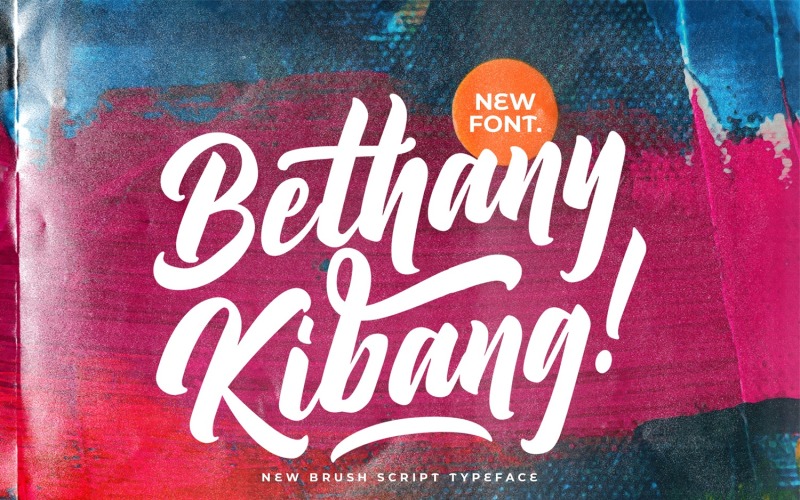 Bethany Kibang - Fettgedruckte Kursivschrift