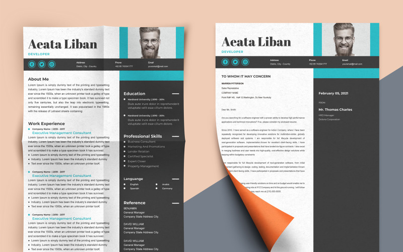 Aeata Liban - Currículo do desenvolvedor da web