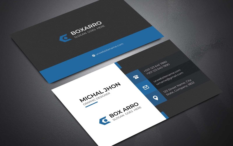 Business Card V. 30 Corporate identity template