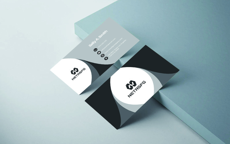 Free Morden Business Card - Corporate Identity Template