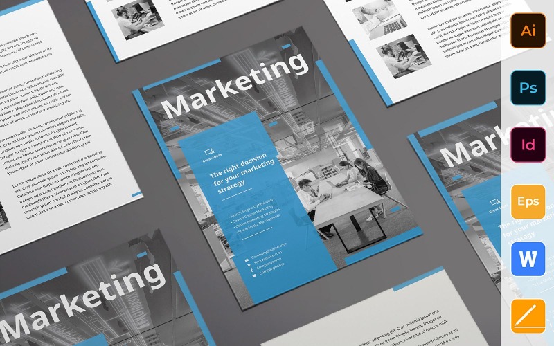 Creative Marketing Firm Flyer - mall för företagsidentitet