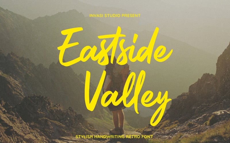Eastside Valley || Fonte Cursiva Retro Elegante