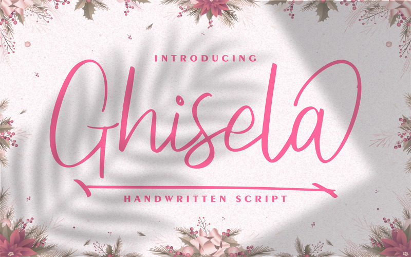 Ghisela | Carattere scritto a mano