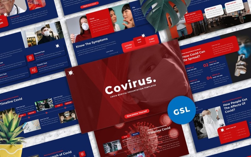 Covirus - slajd Google Covid Medical