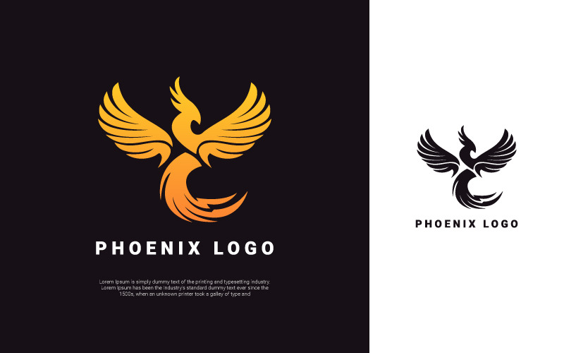 Kreatives Phoenix-Logo