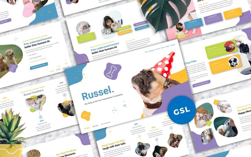 Рассел - Google Slide по уходу за домашними животными