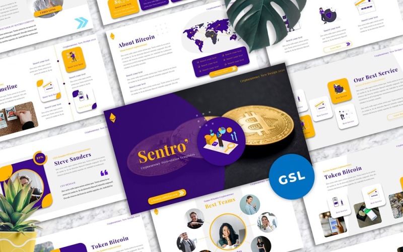 Sentro - Criptomoeda Google Slide