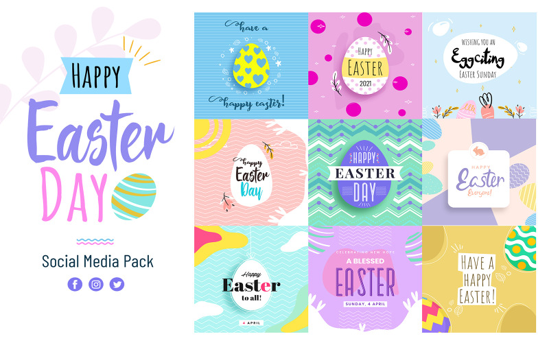 Social Media del giorno di Pasqua